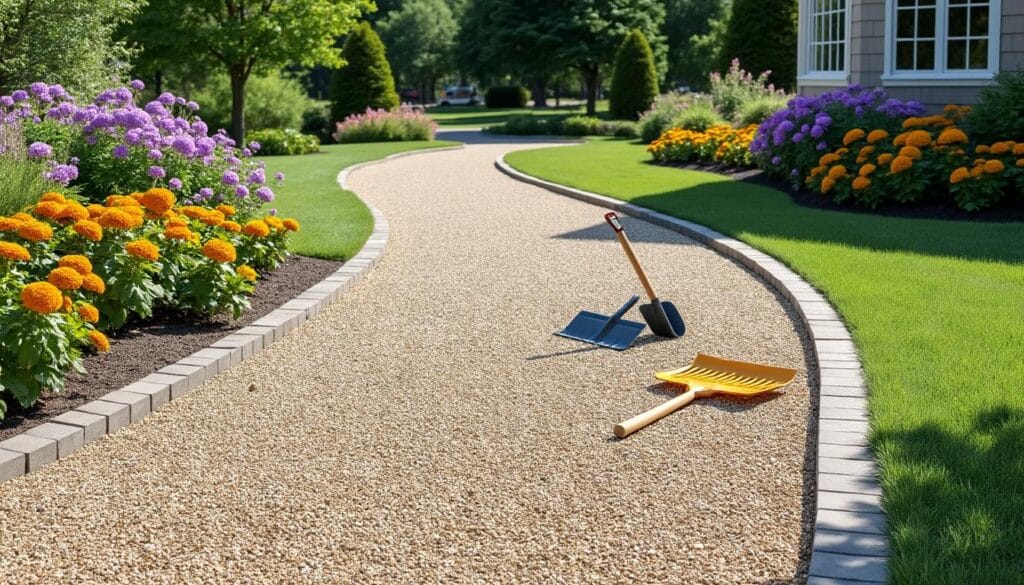 découvrez comment créer une allée en graviers stabilisés proprement avec des conseils pratiques pour un rendu durable et esthétique.