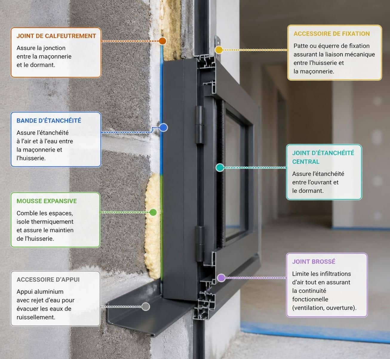 découvrez l'importance des joints et accessoires pour huisseries, souvent négligés mais essentiels pour l'isolation et la durabilité de vos fenêtres et portes.