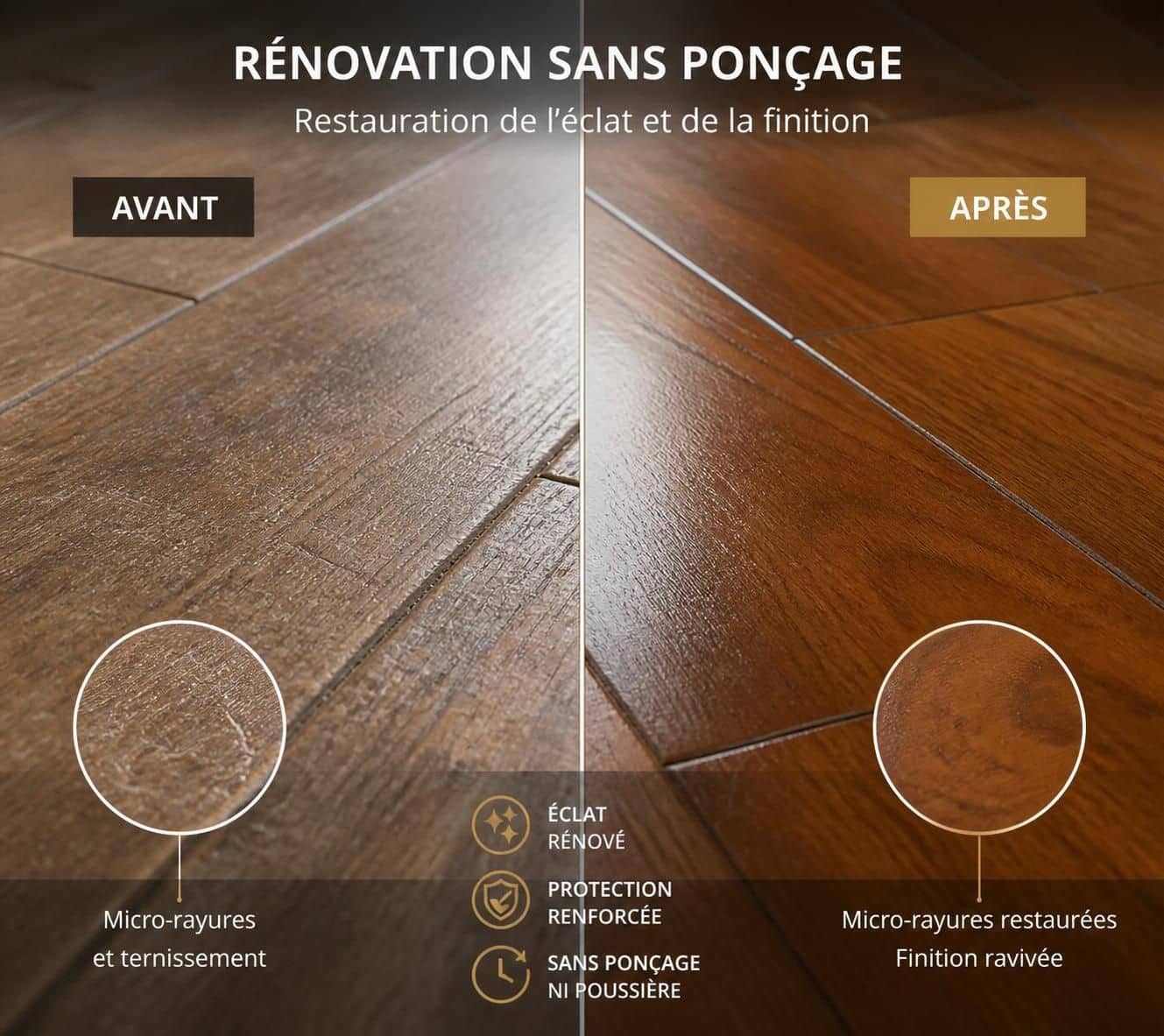 d&eacute;couvrez comment restaurer un parquet ab&icirc;m&eacute; facilement sans avoir &agrave; le poncer enti&egrave;rement gr&acirc;ce &agrave; nos astuces et conseils pratiques.